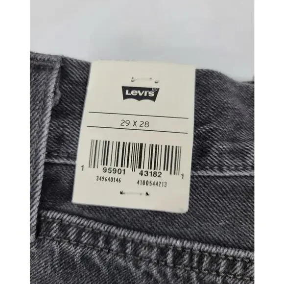 Levis Wedgie Straight Jeans Women’s 29x29 Button Fly Big E Black NWT List $108 - Picture 3 of 11